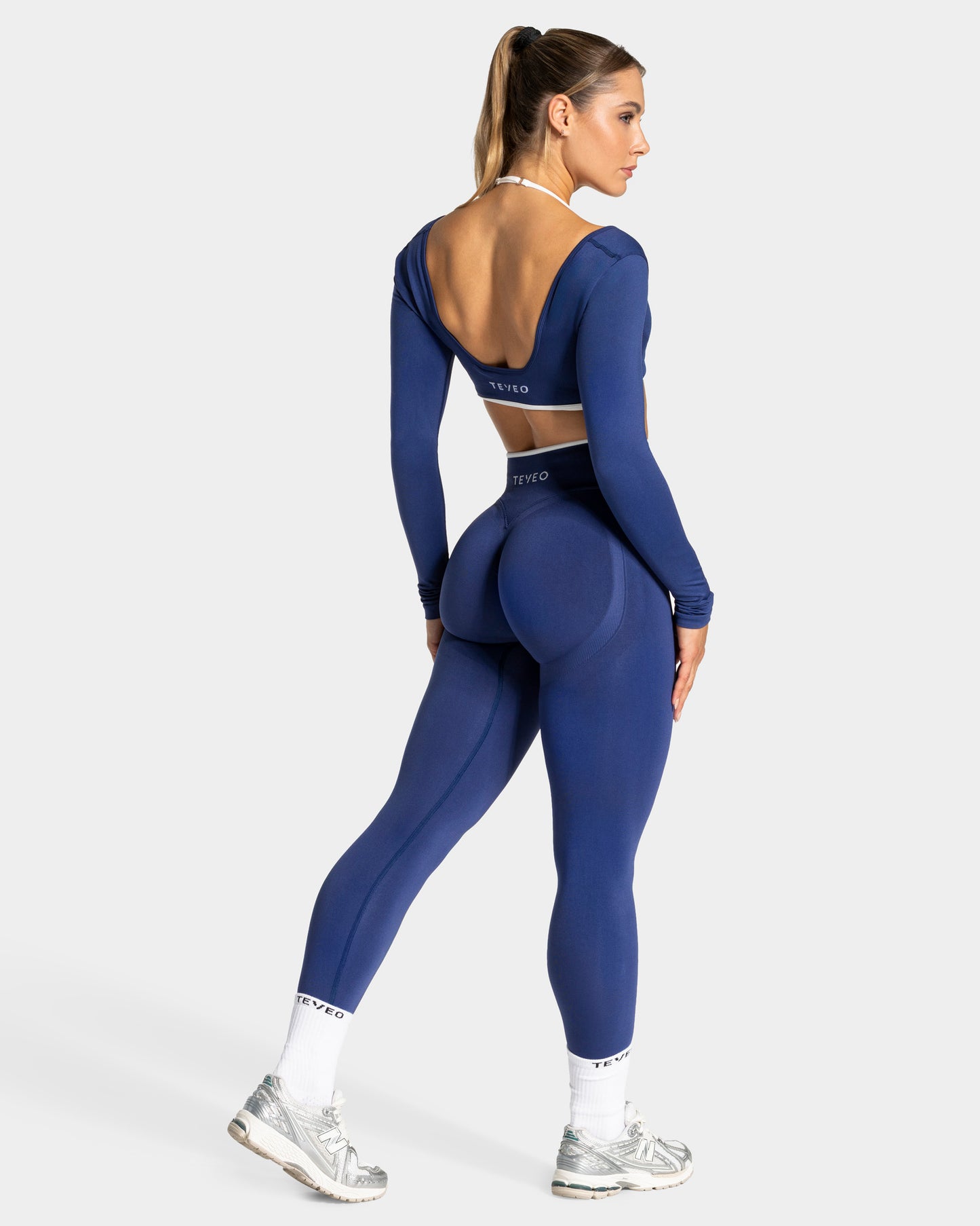 Contrastline Sculpt Scrunch Leggings ‘Indigo’