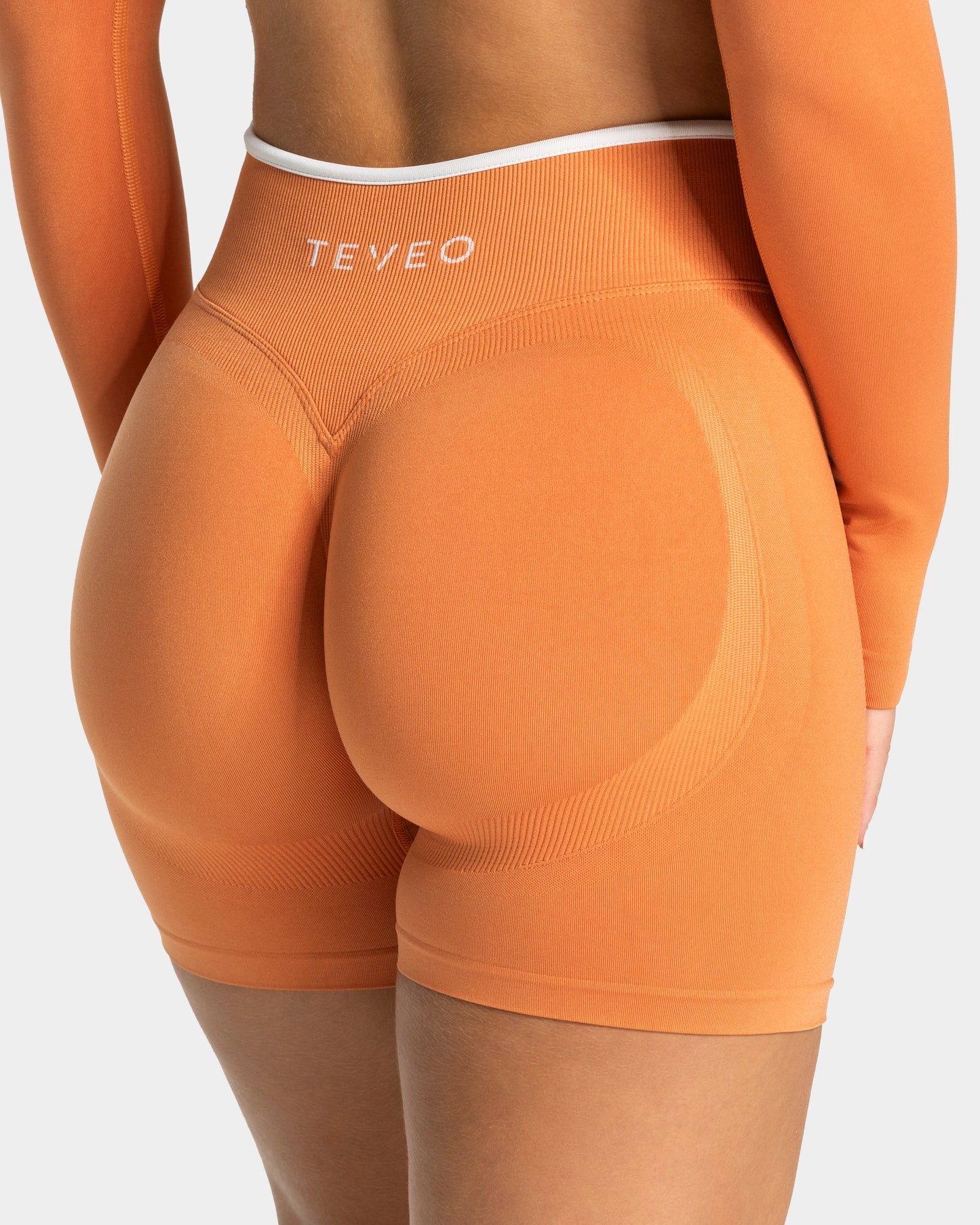 Shorts Contrastline Sculpt Scrunch «Pumpkin Spice»