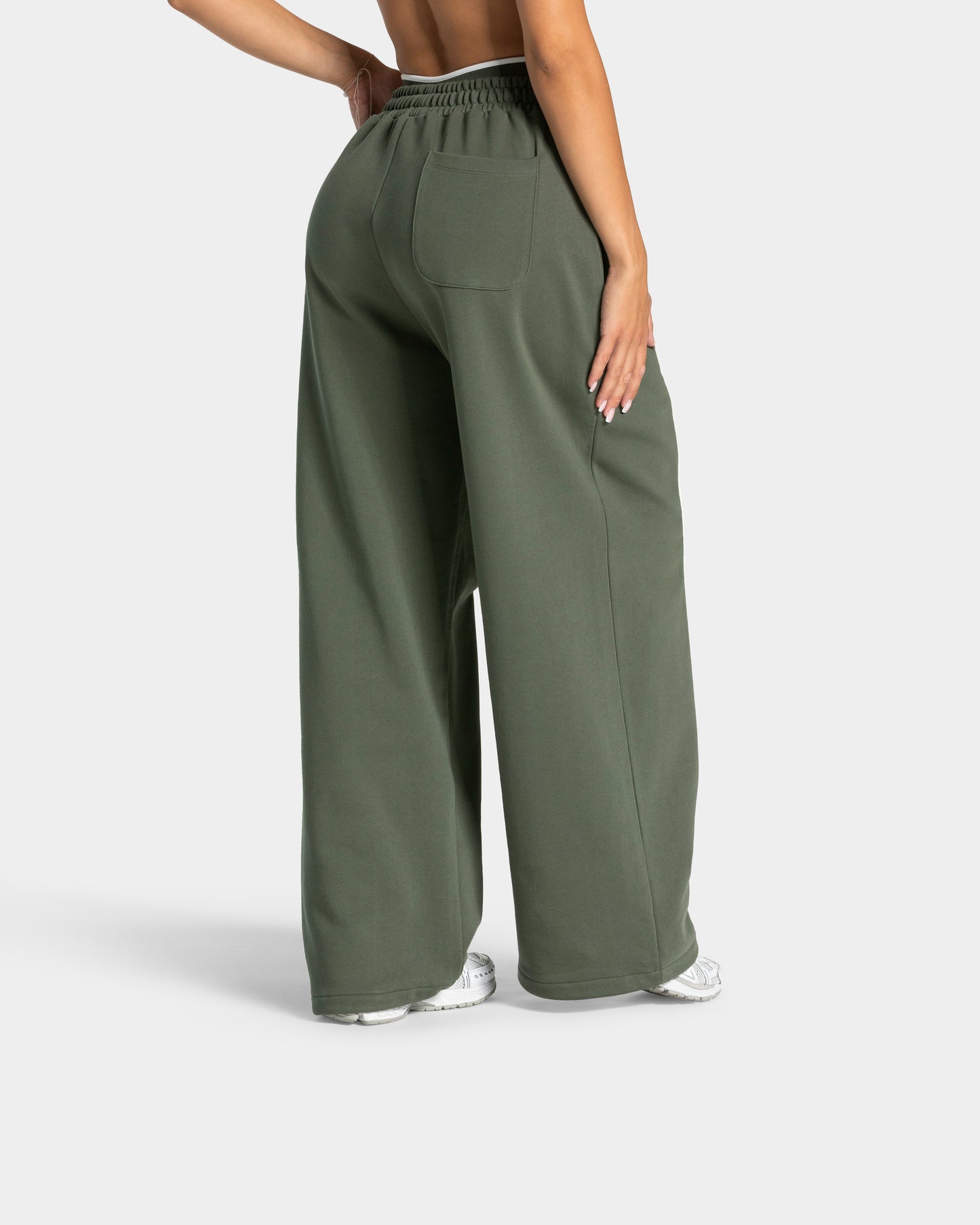 Pantalones jogger Contrastline Wide Leg «caqui»
