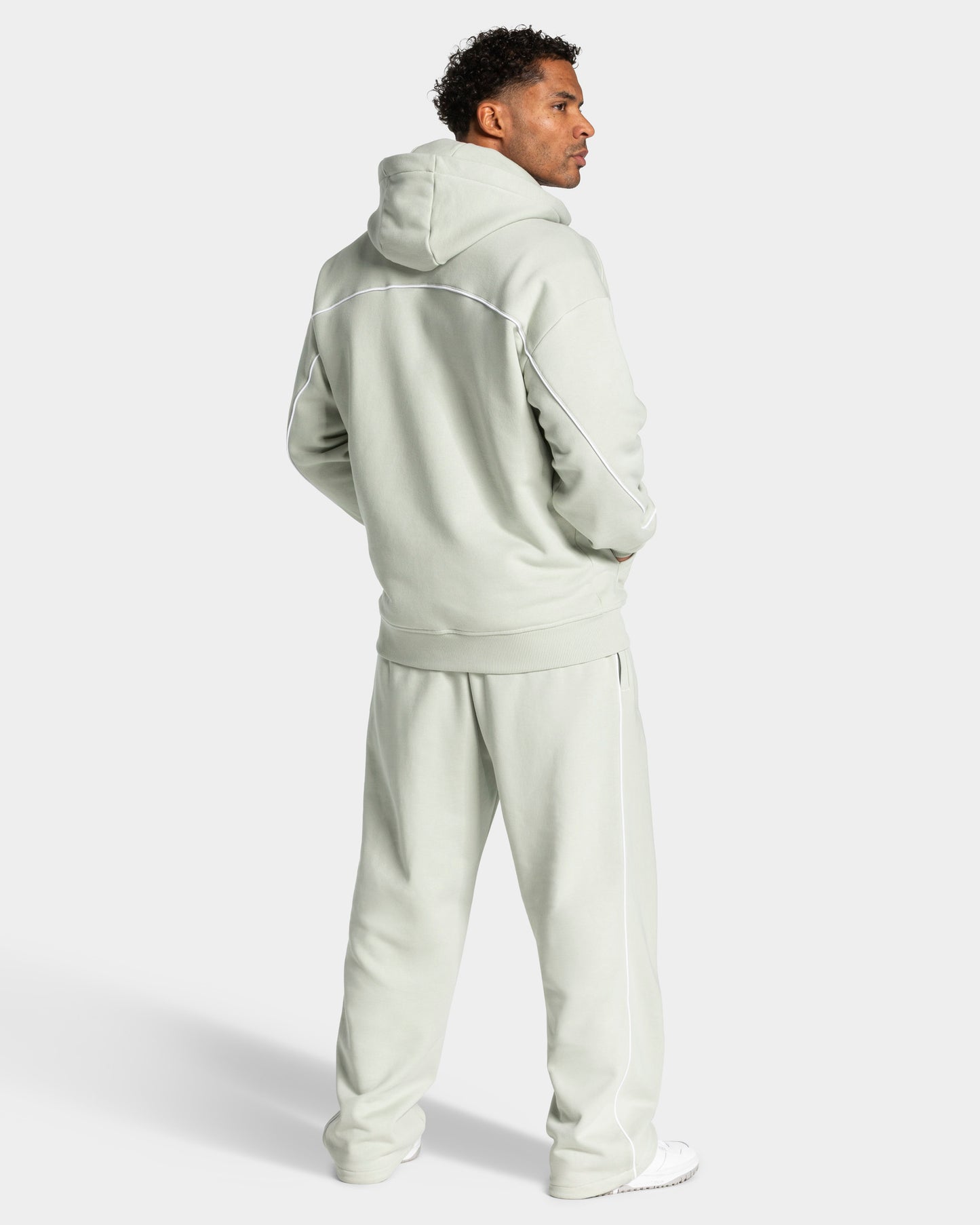 Contrastline Zip Jacket ‘Pistachio’