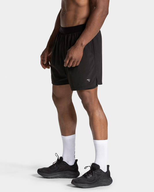 END Running 2in1 Shorts "Schwarz"