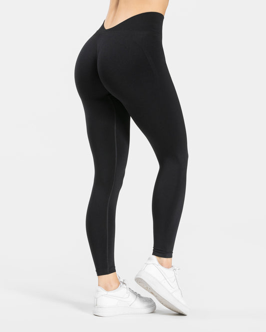Essence V-Back Covert Scrunch Leggings ‘Black’