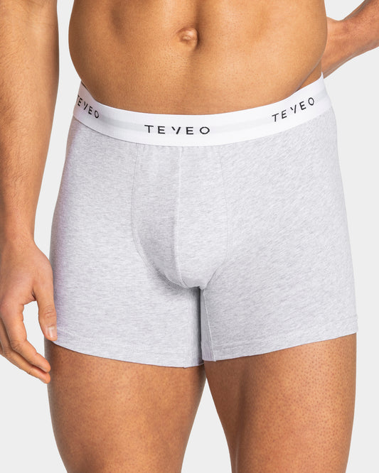 Boxer Essential (confezione da 3) “Grigio Melange/Midnight/Bianco"