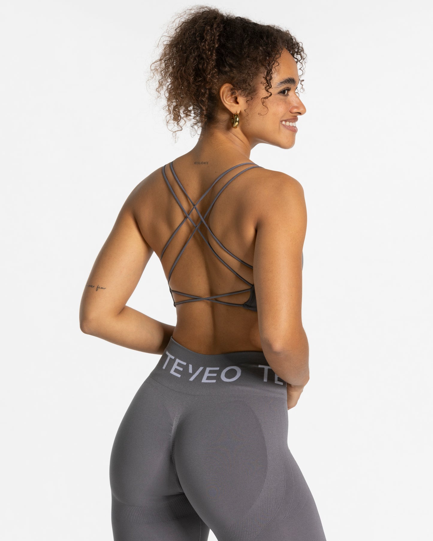 Everyday Backless Top ‘Graphite’