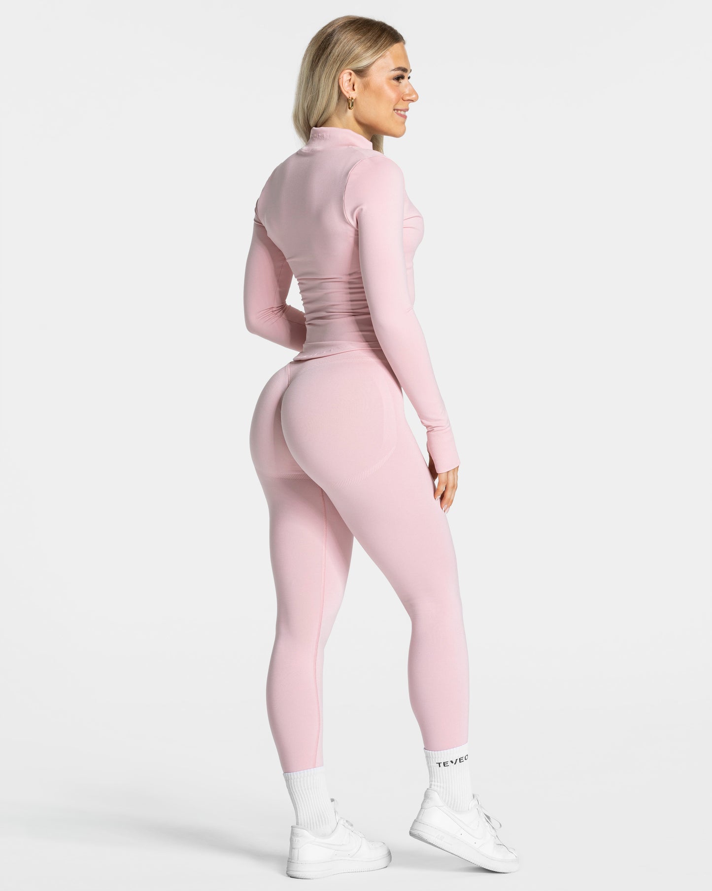 Femme Shaping Zip Jacket ‘Light Pink’