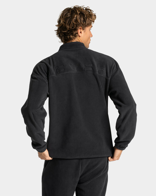 Giacca Fleece con zip “Antracite"