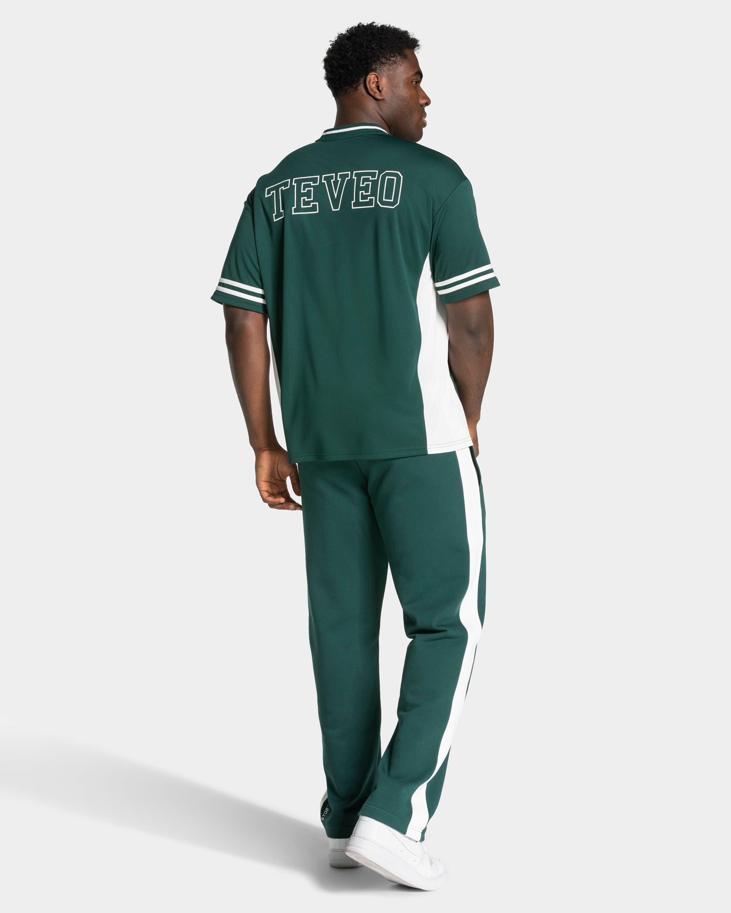 Football Straight Leg Joggers ‘Dark Green’