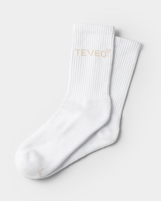 Chaussettes Contrastline (2 paires) « blanc cassé - crème »