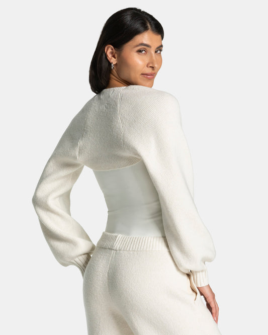 Knit Bolero "Cream"