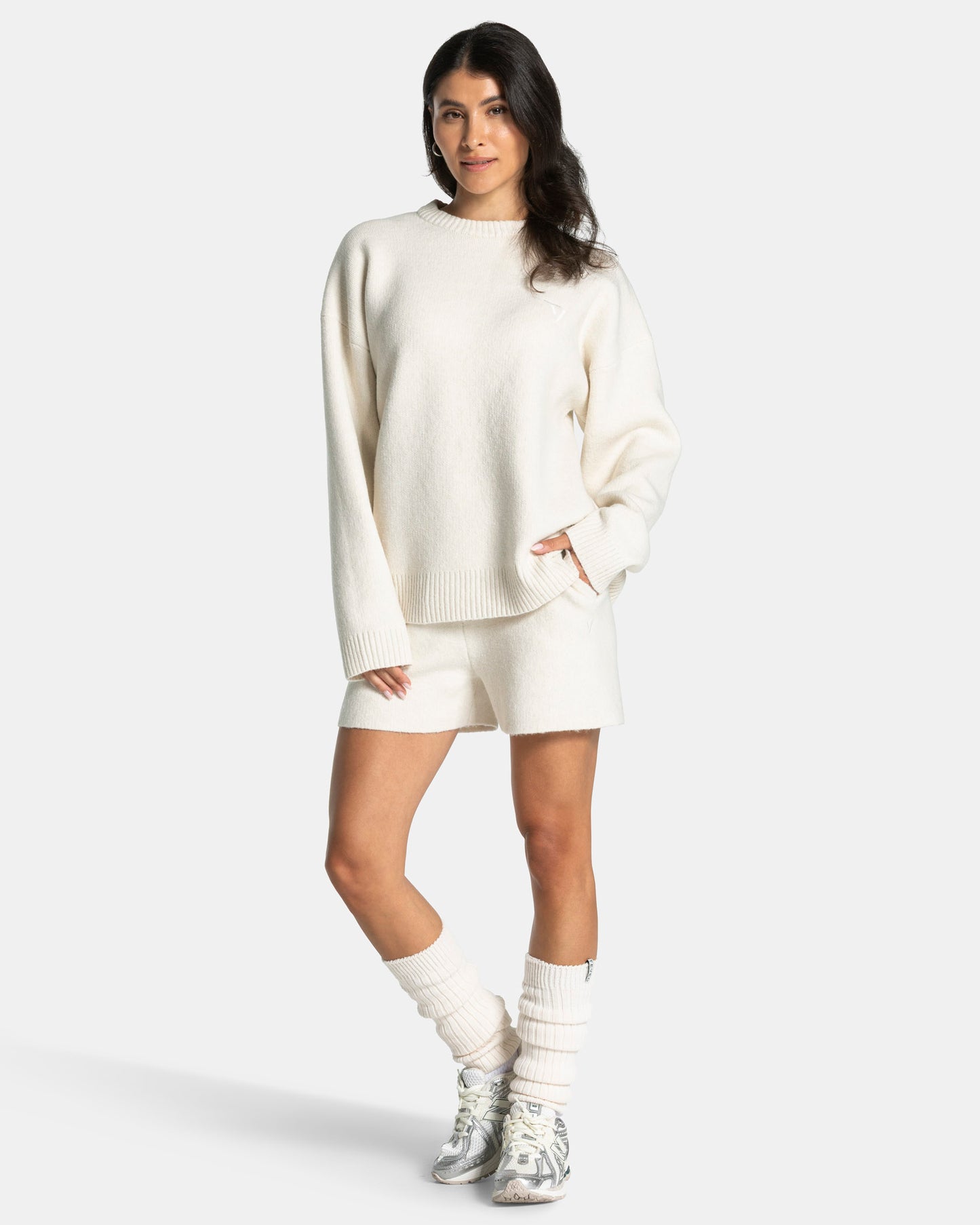 Knit Leg Warmers ‘Cream’