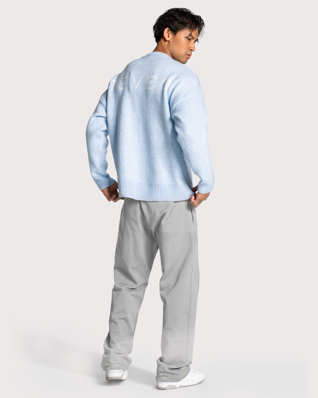 Felpa Knit “Blu Baby"
