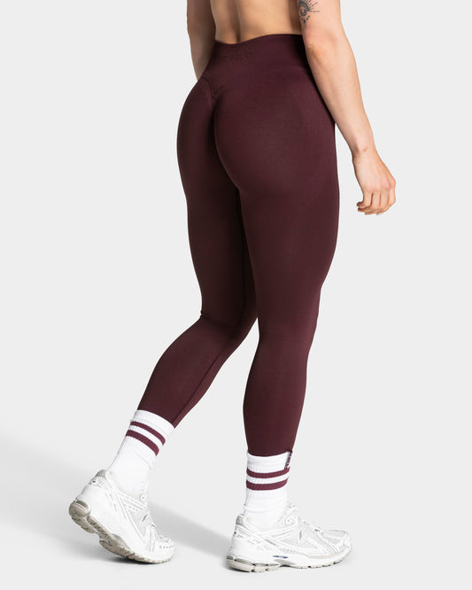 Leggings Lift Sculpt Scrunch “Merlot”
