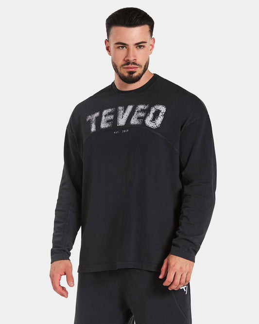 Maglia a manica lunga Legacy Lifting Oversized “Acid Nero”