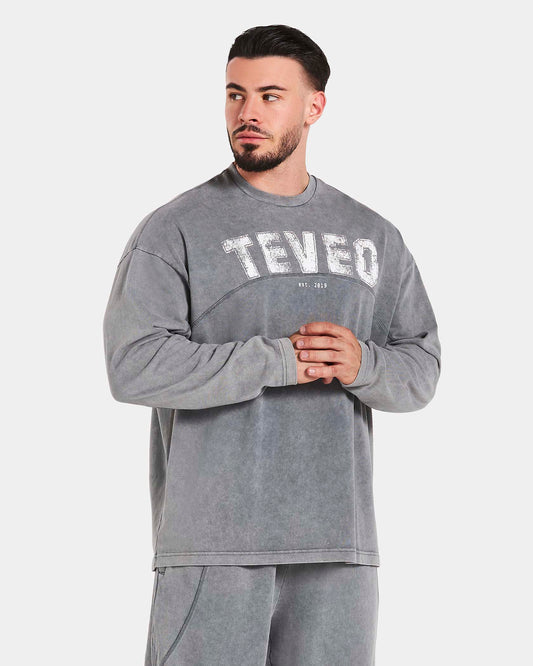 Maglia a manica lunga Legacy Lifting Oversized “Acid Grey”