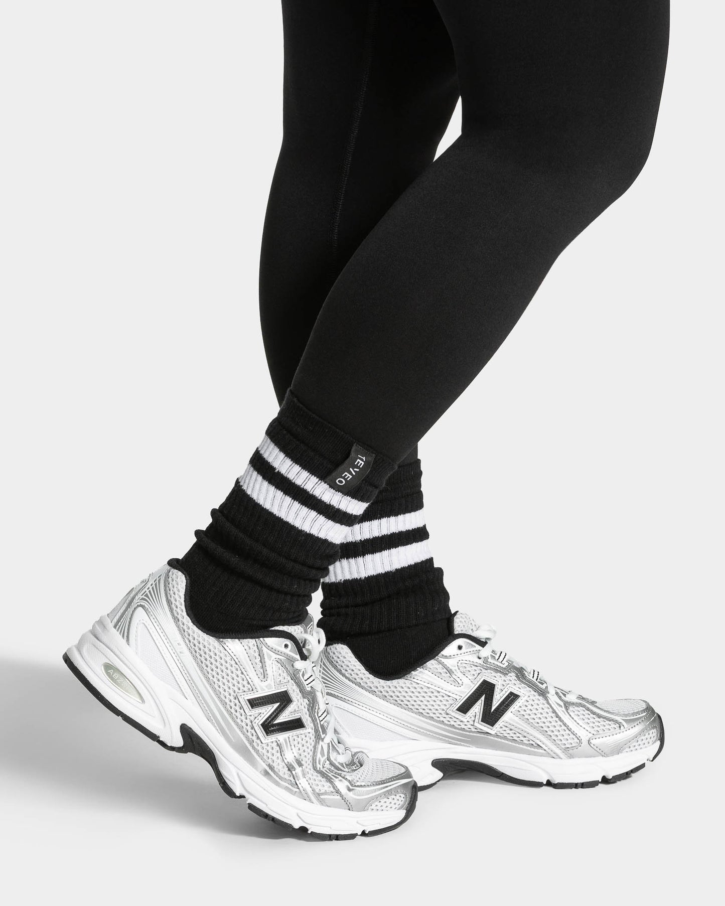 Calcetines Lift Chunky (pack de dos) «negro/blanco»