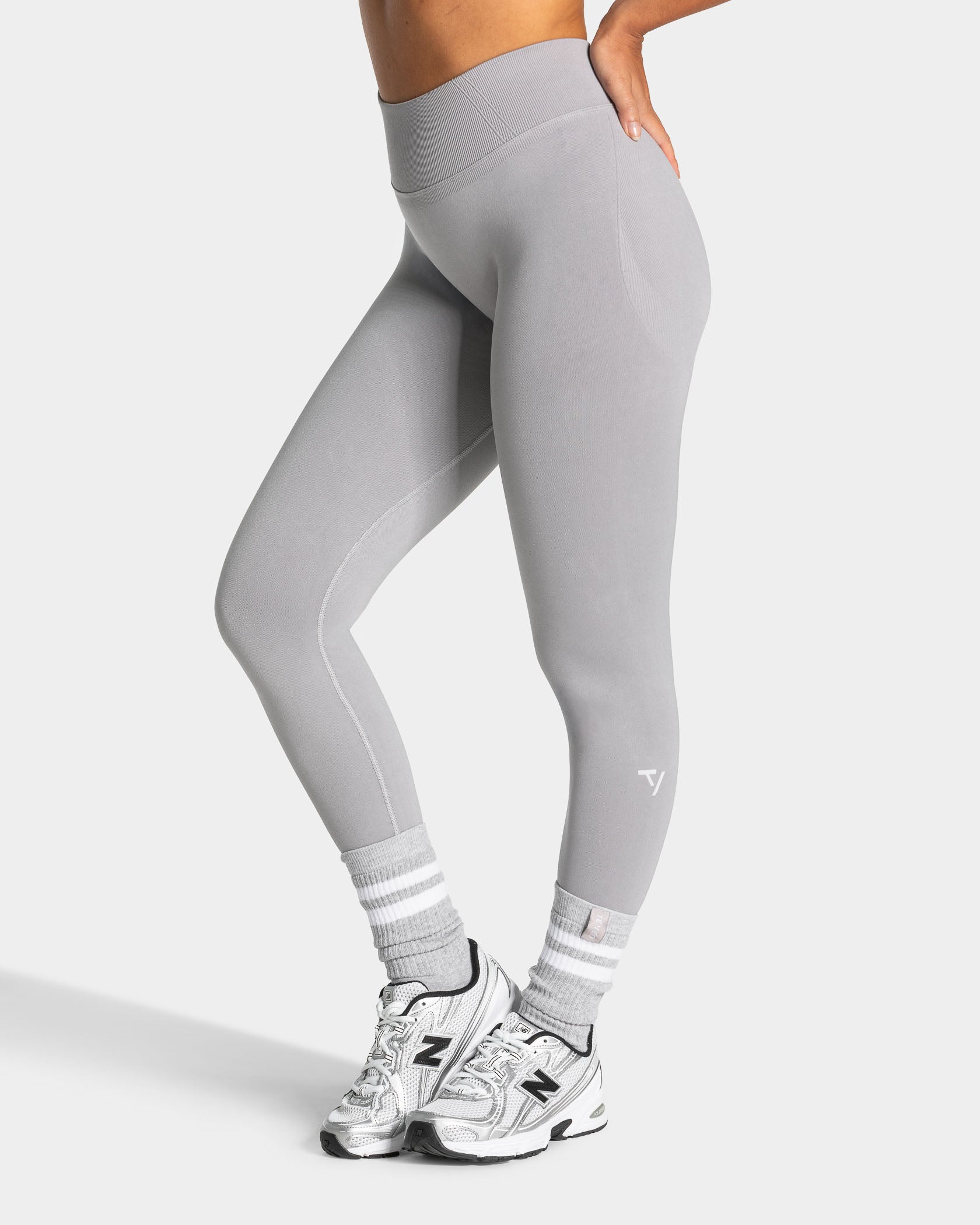 パピエ　Hope you like leggins/grey 新品未使用 Lift Leggings 'Light Grey'