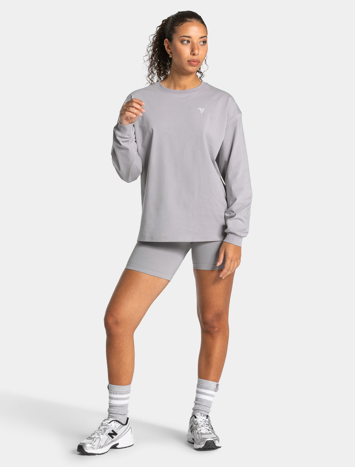 Maglia a manica lunga Lift "Grigio chiaro"