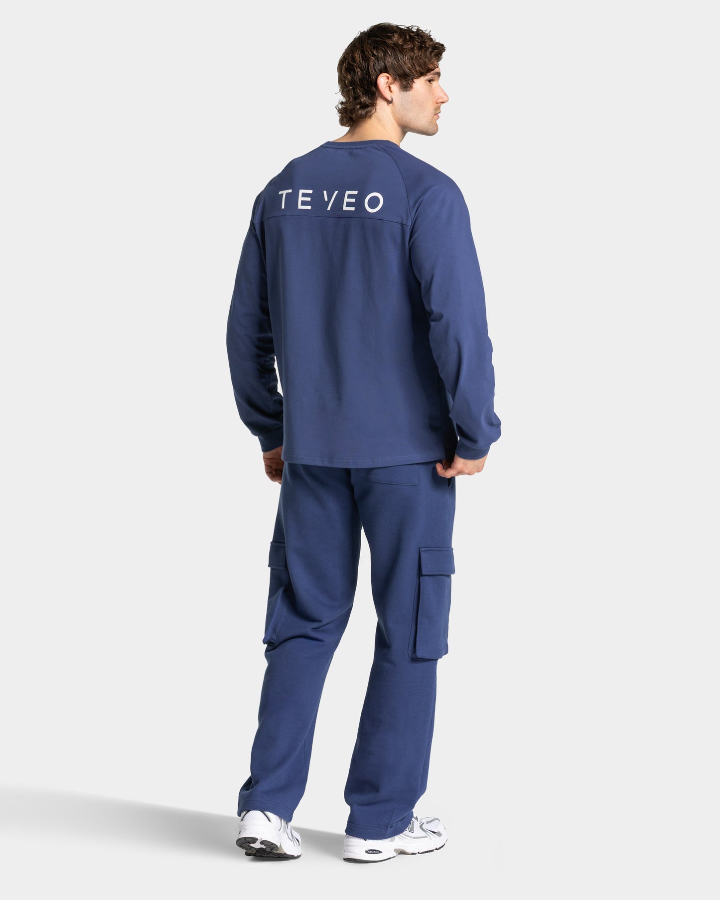 Joggery Lift Wide Leg Cargo „Indigo”