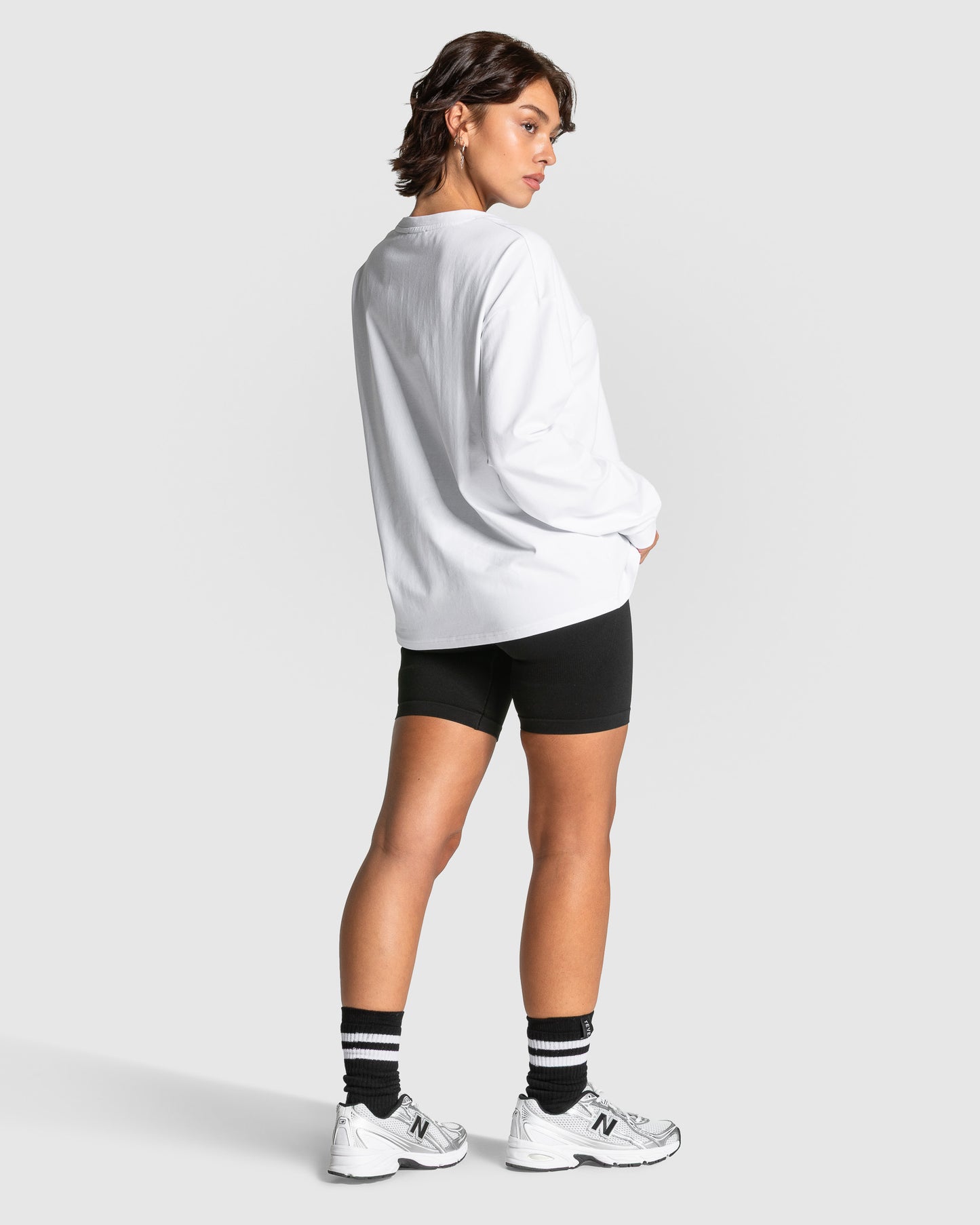 Koszulka z długim rękawem Lift „Biały”