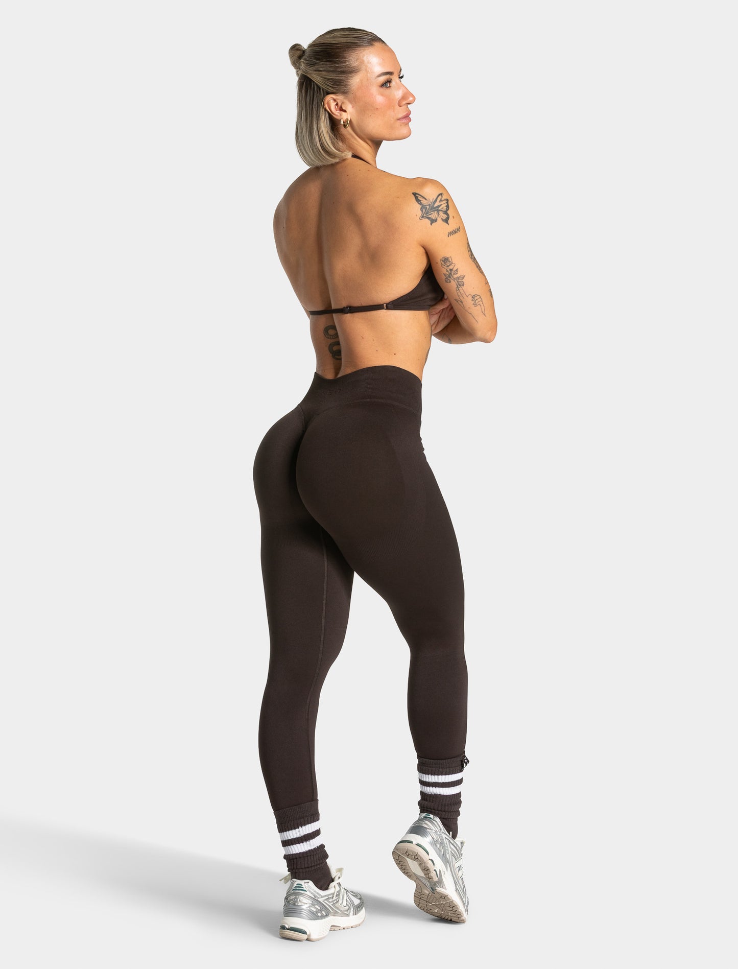 Lift Sculpt Scrunch Leggings ‘Dark Chocolate’