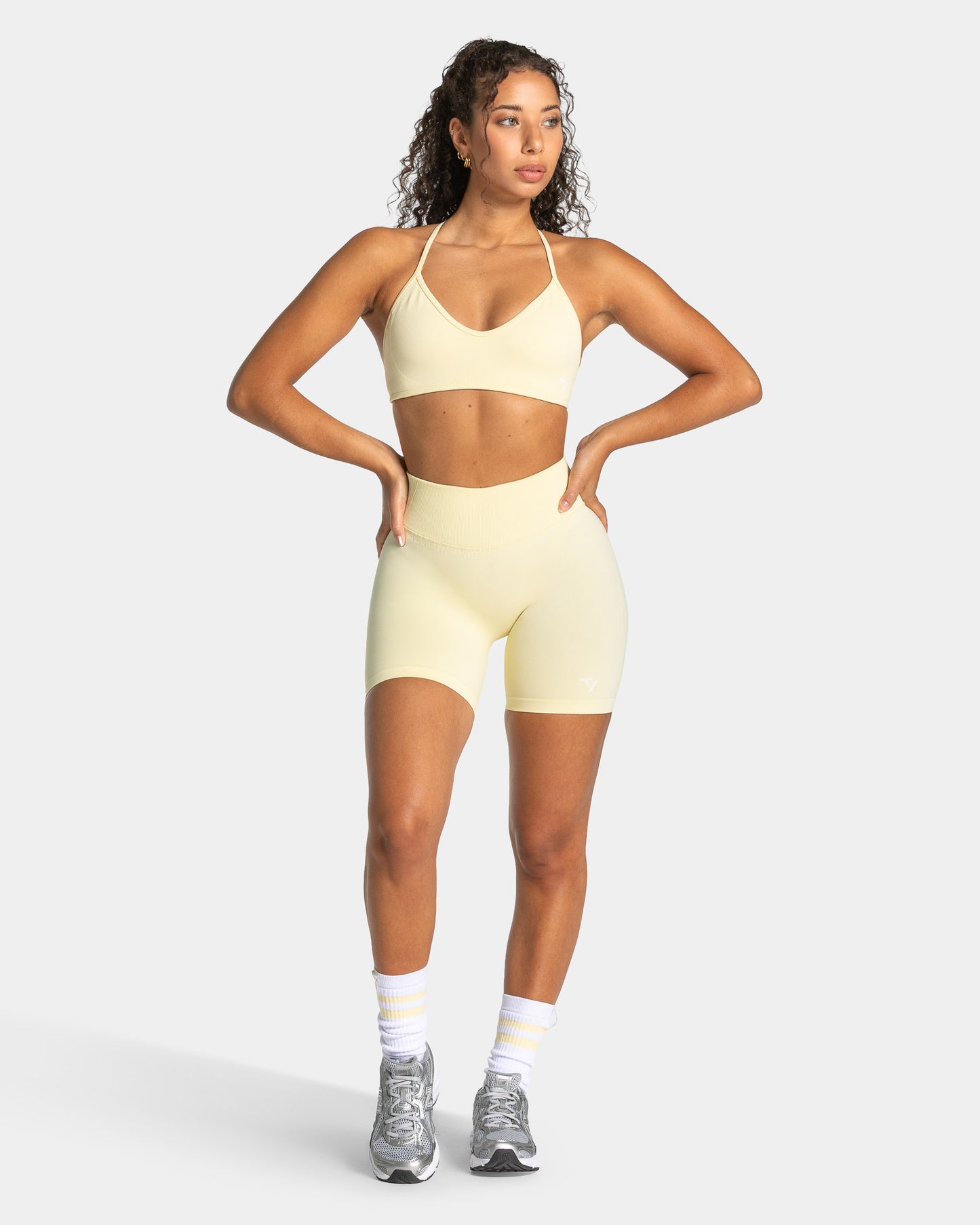 Shorts Lift Sculpt Scrunch “Butter Yellow"