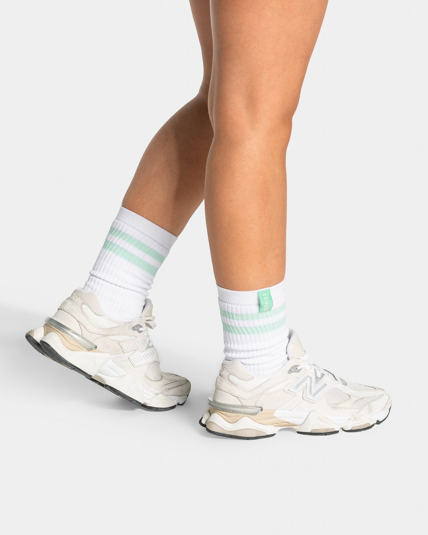 Calcetines Lift Chunky (pack de dos) «Mint/blanco»