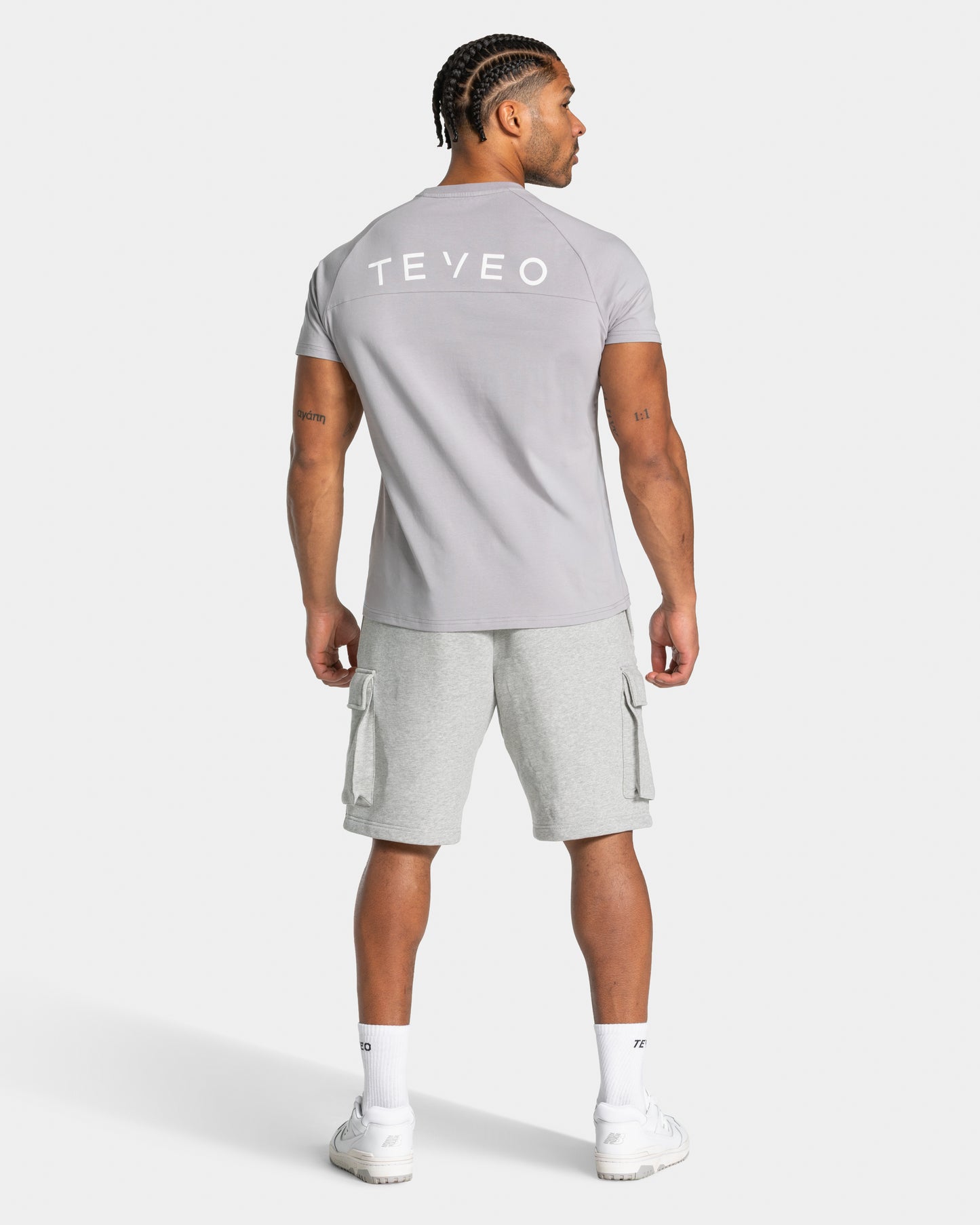 Lift Cargo Shorts ‘Light Grey Marl’