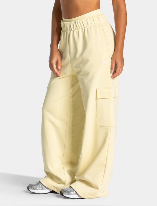 Lift Wide Leg Cargo Joggers ‘Butter Yellow’
