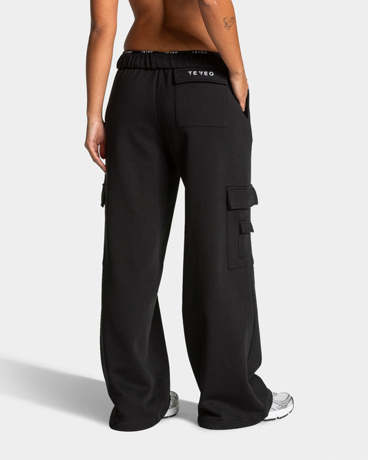 Lift Wide Leg Cargo Joggers ‘Black’