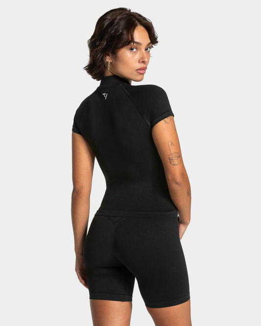 Lift Zip Shortsleeve ‘Black’