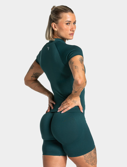 Lift Zip Shortsleeve ‘Teal’