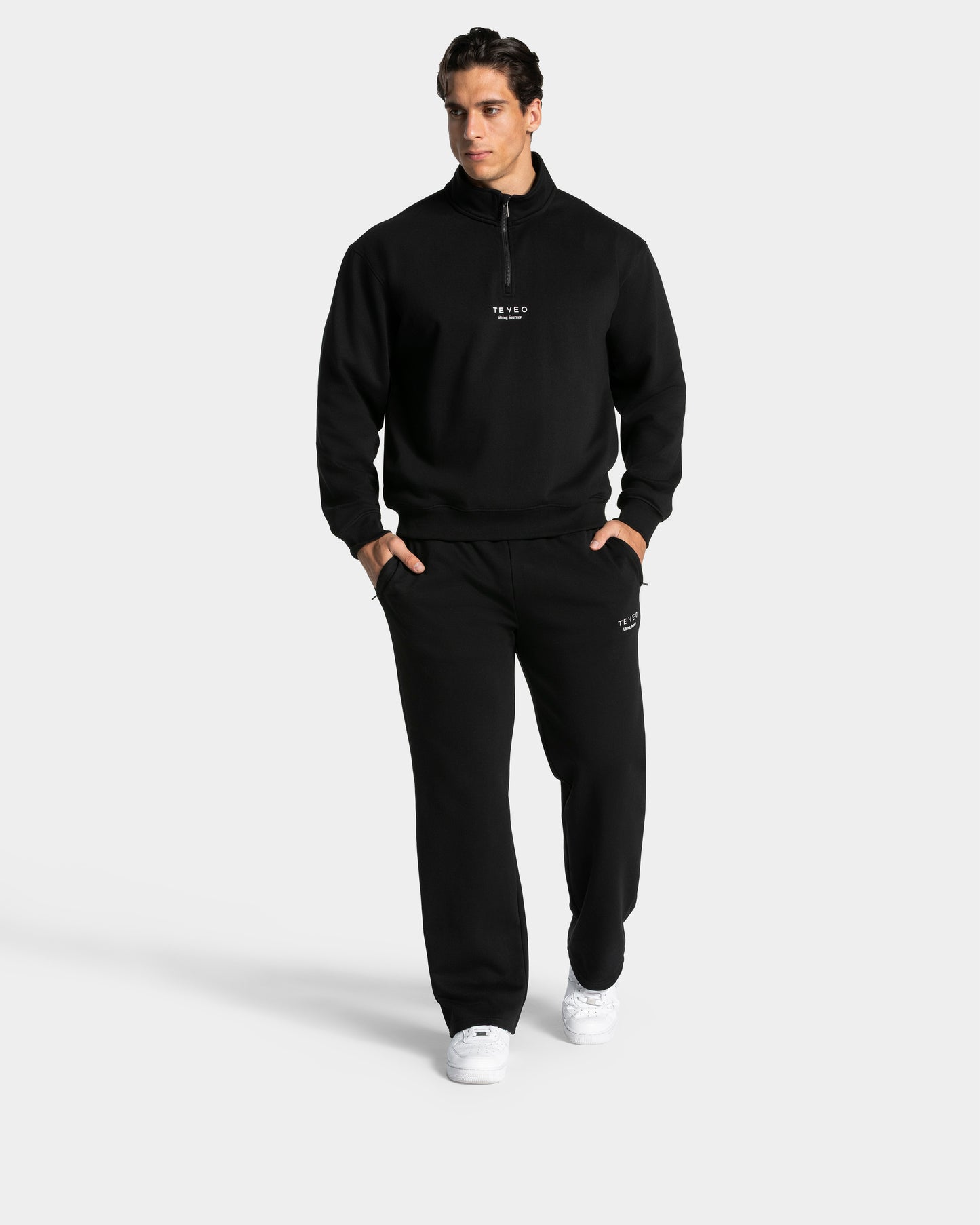 Lifting Club Half Zip Sweater ‘Black’