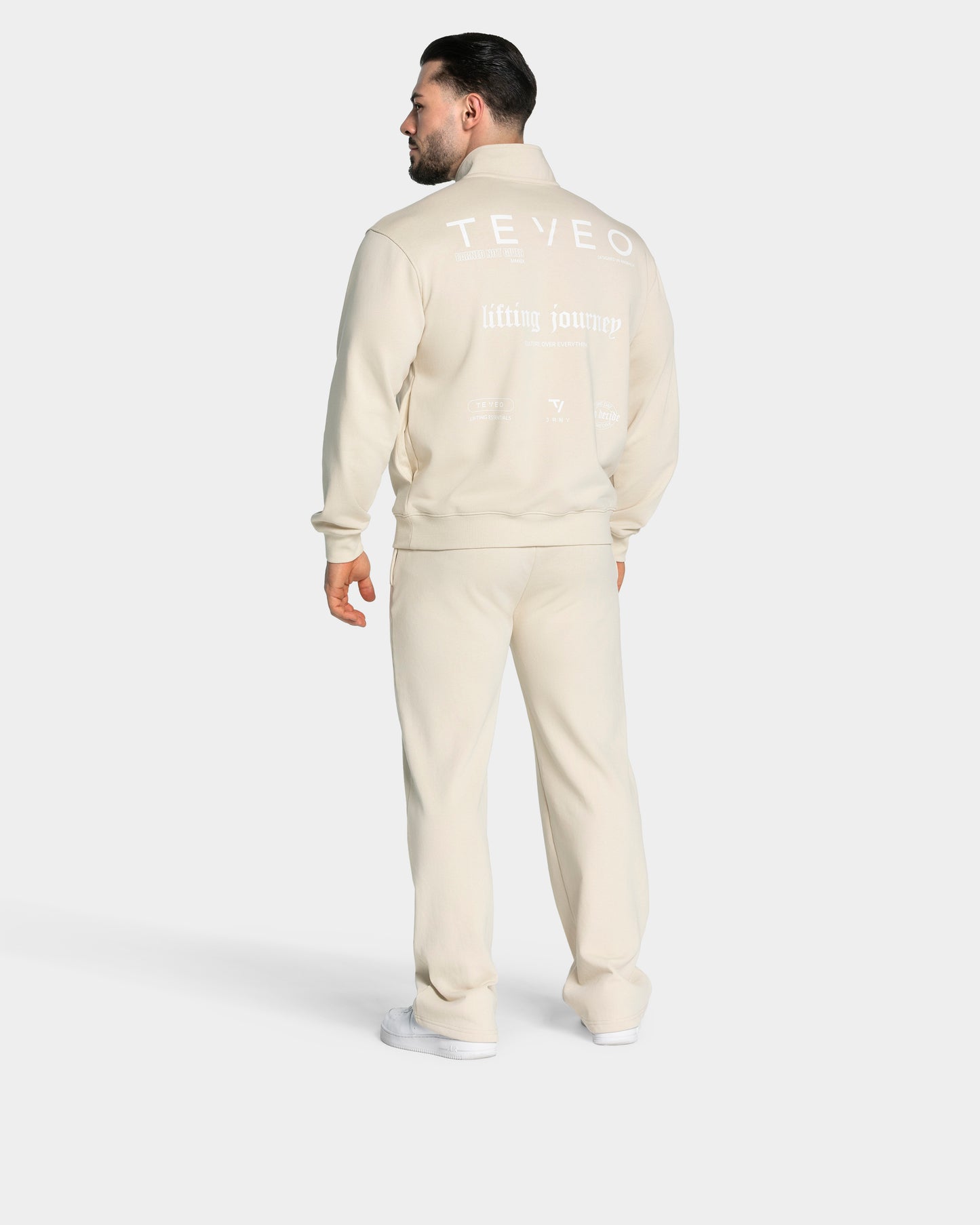 Lifting Journey Half Zip Sweater ‘Cream’
