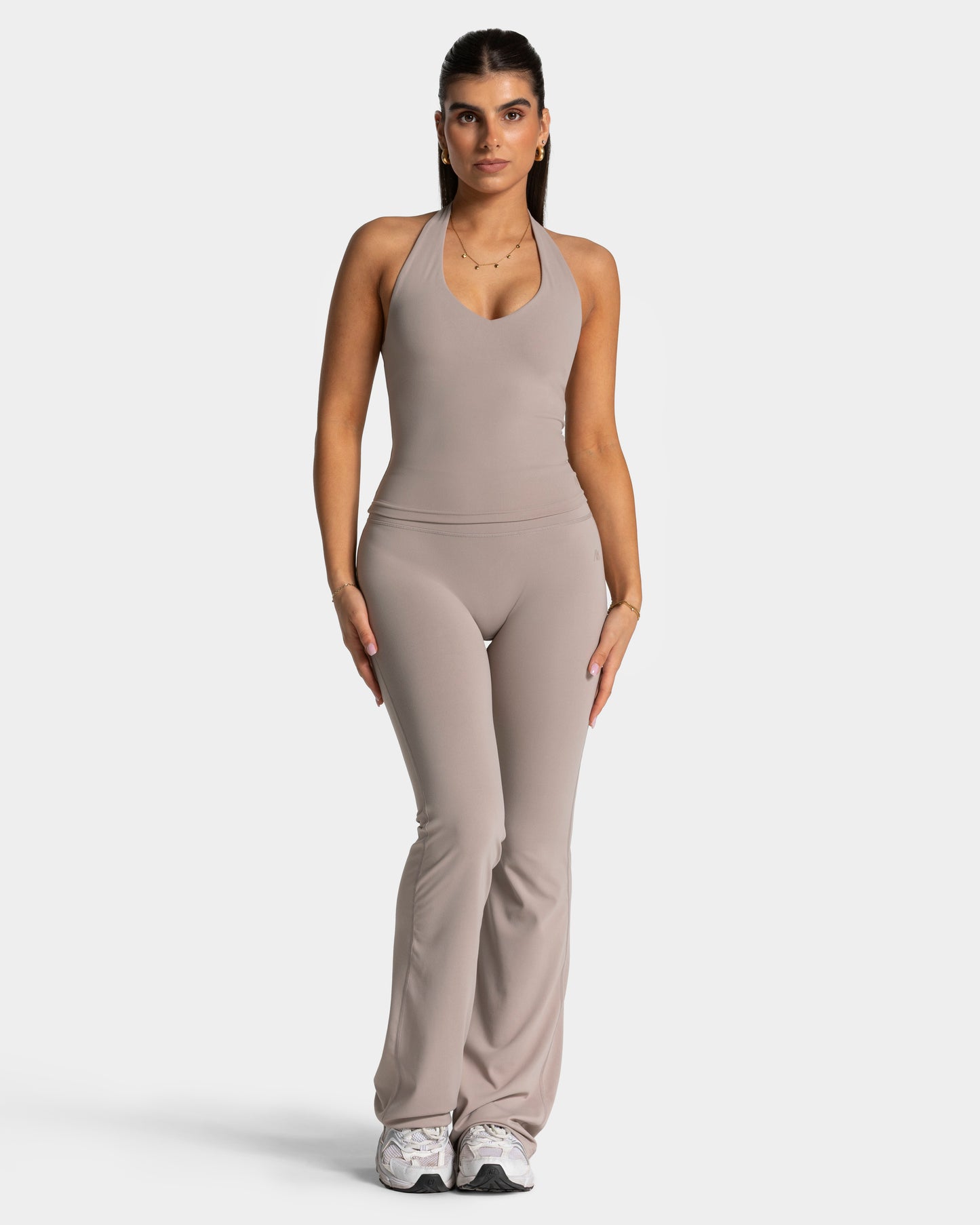 Luxmotion Halterneck Top ‘Stone’