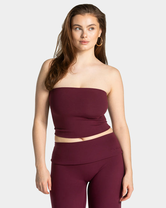 Haut Mellow Bandeau Mid « prune »