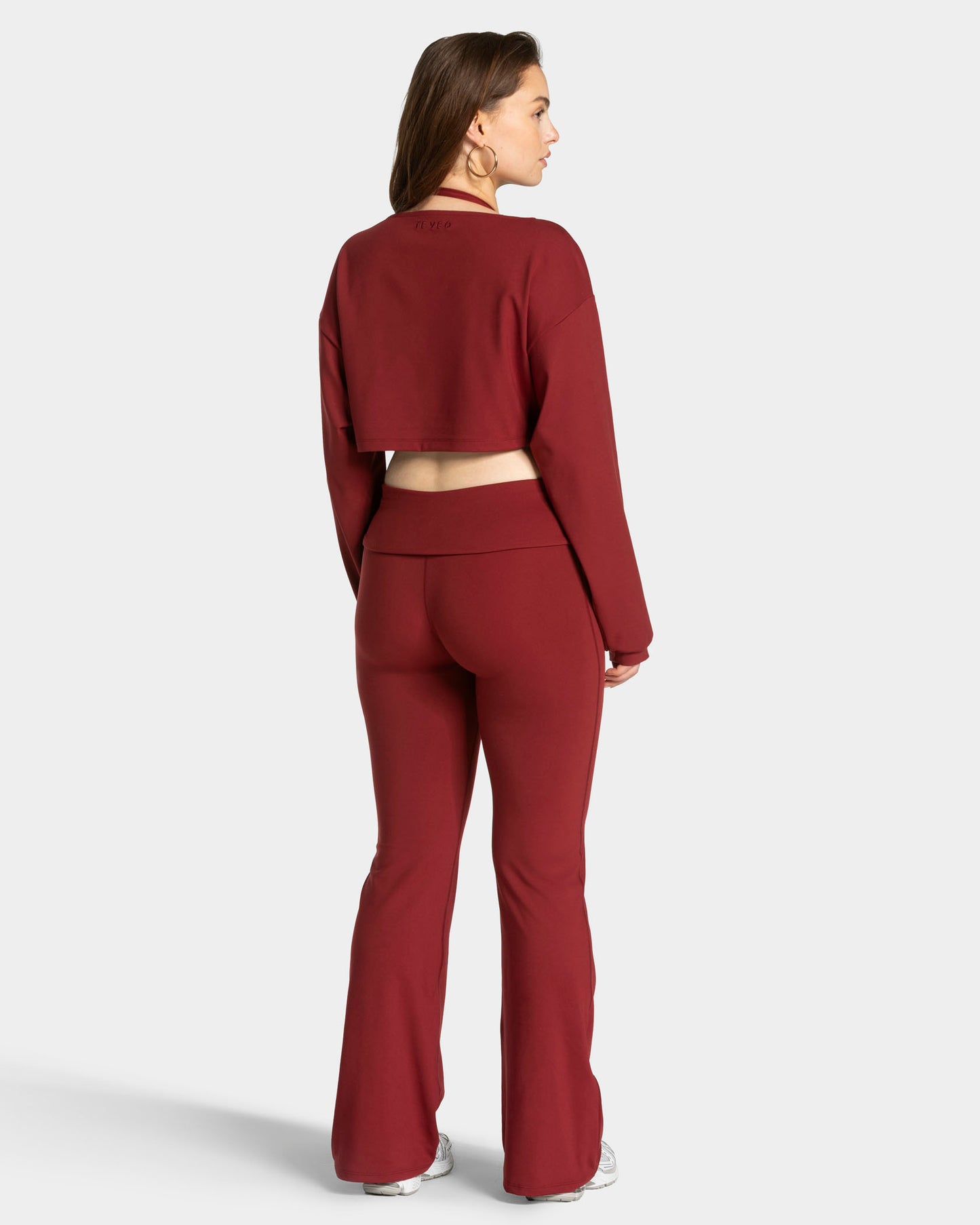 Mellow Cropped Longsleeve ‘Burgundy’