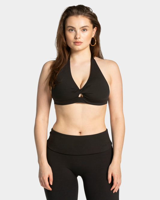 Mellow Twisted Triangle Bra ‘Black’