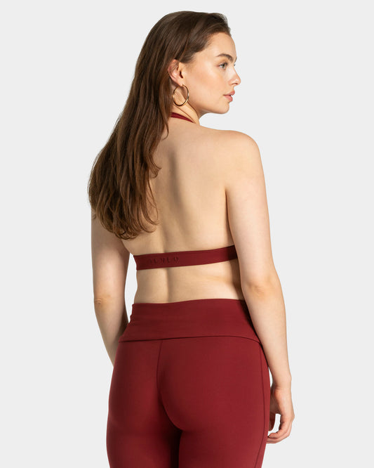 Mellow Twisted Triangle Bra ‘Burgundy’