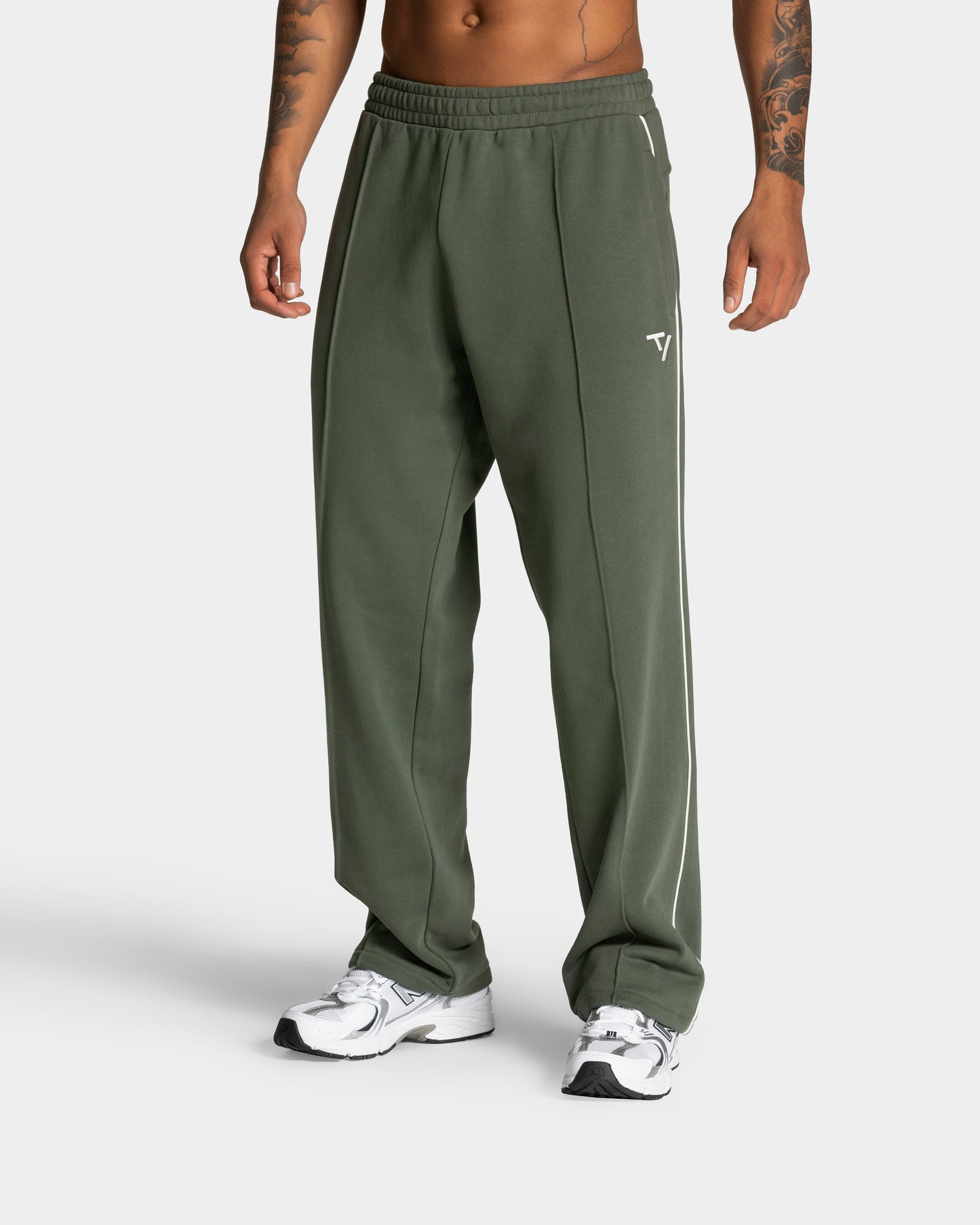 Pantalones jogger Contrastline Straight Leg «caqui»