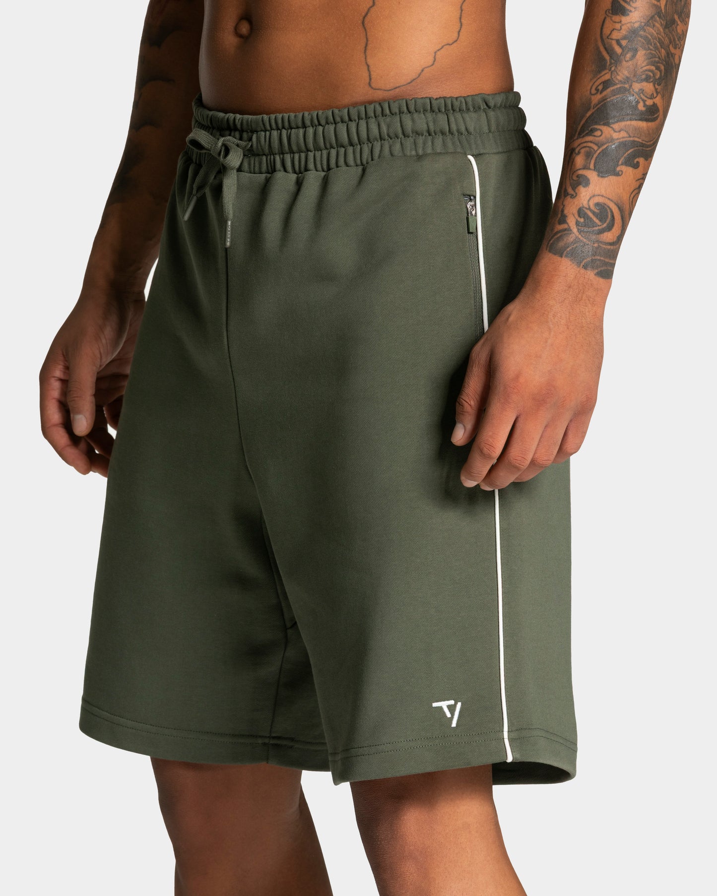 Shorts Contrastline «caqui»