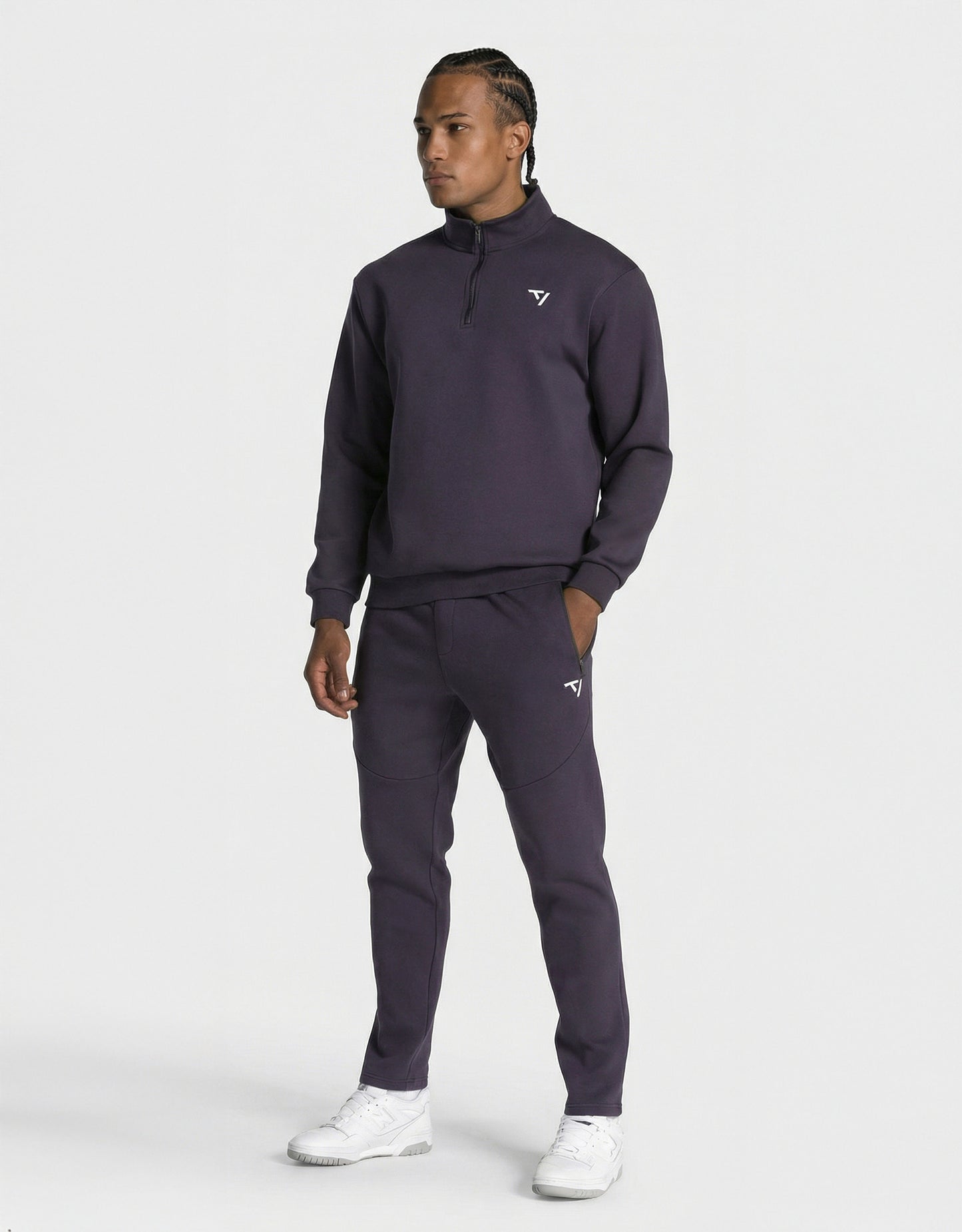 Sweat-shirt demi-zippé Prime « Midnight »