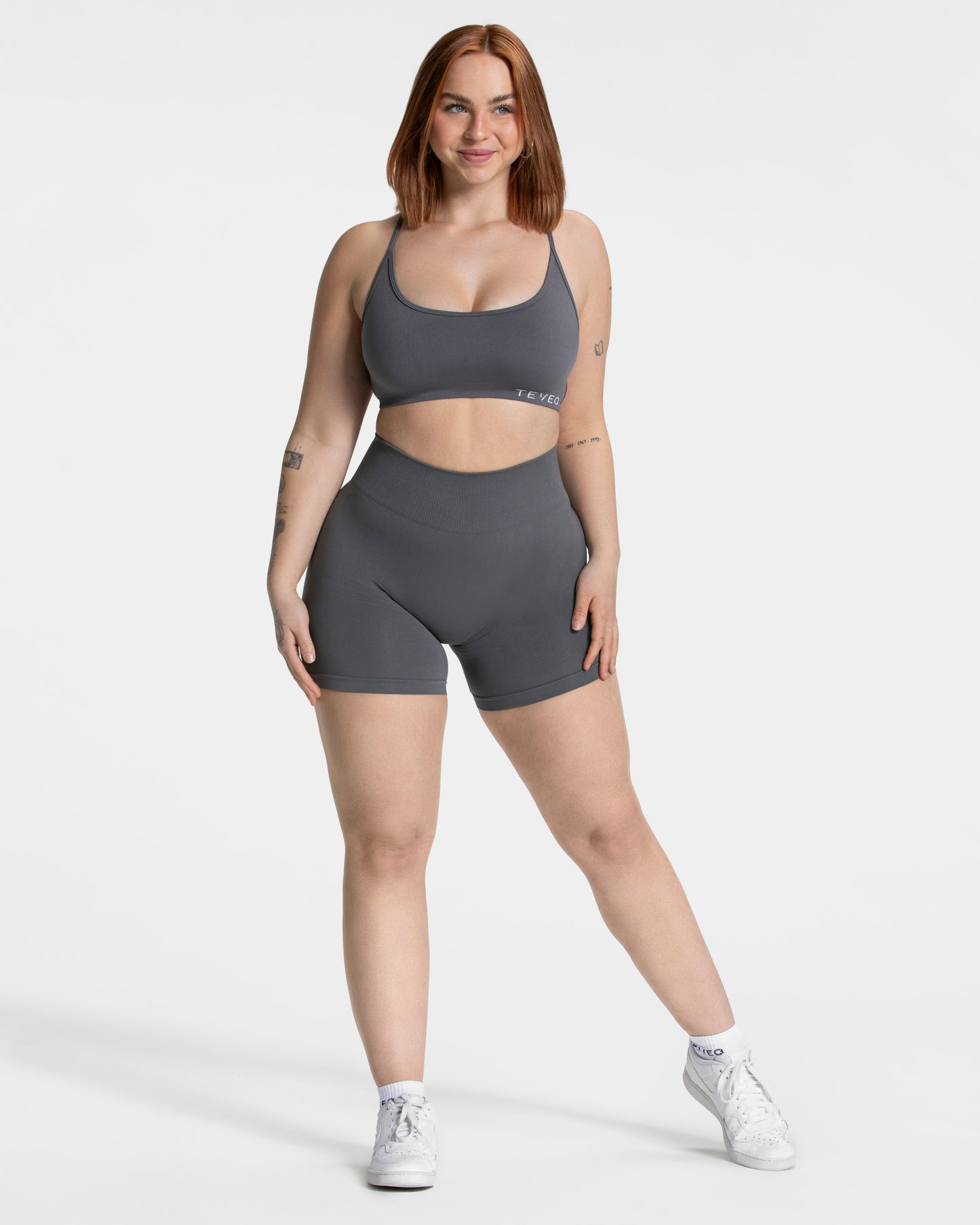 Pure Covert Scrunch Shorts ‘Graphite’