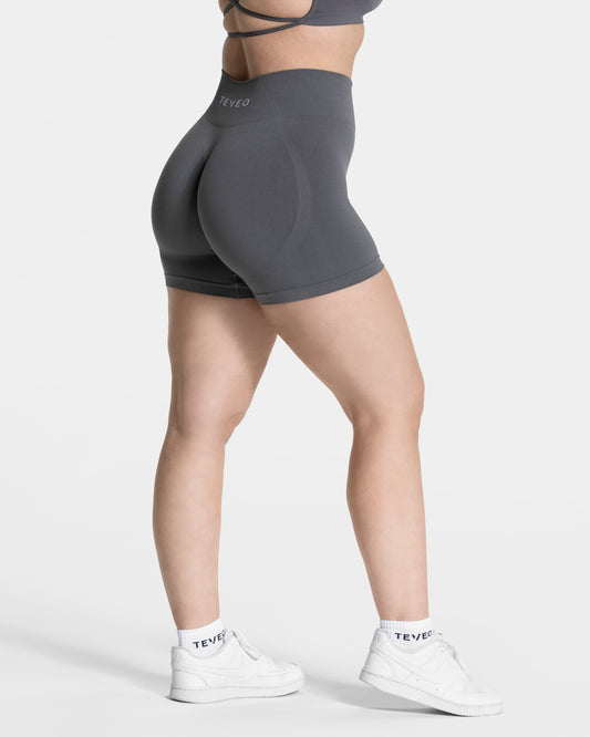 Pure Covert Scrunch Shorts ‘Graphite’