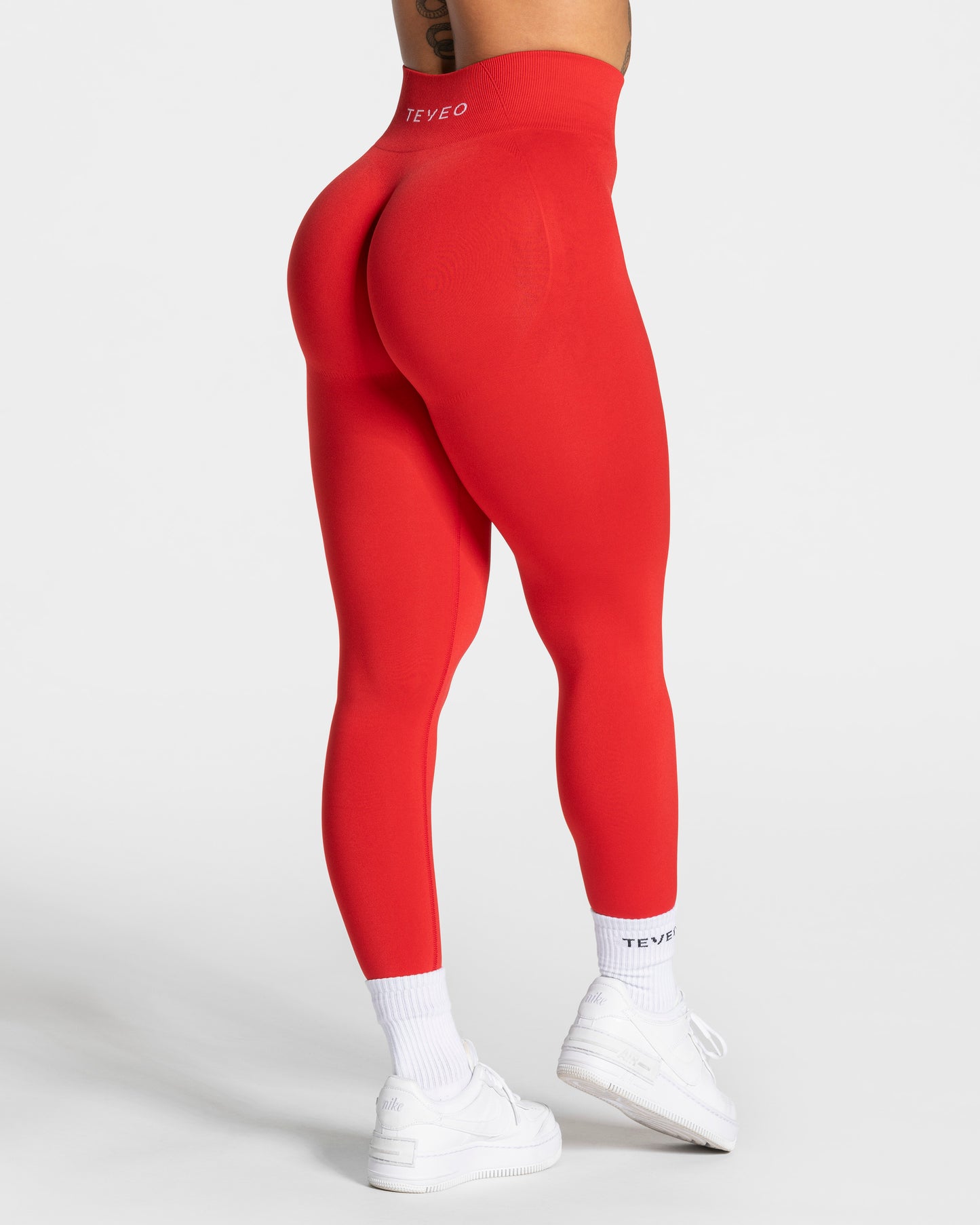 Pure Covert Scrunch Leggings "Red"