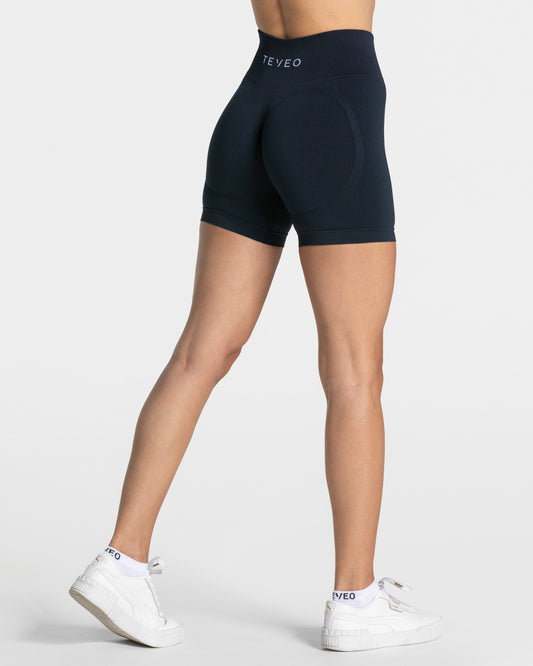 Pure Covert Scrunch Shorts  "Midnight"