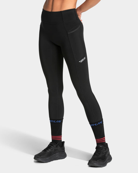 RUN Leggings "Schwarz"