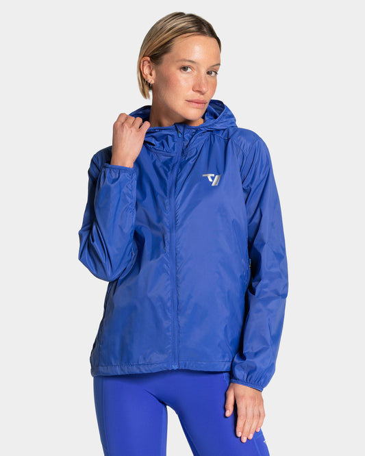 Giacca RUN Lightweight con zip “Royal Blu”