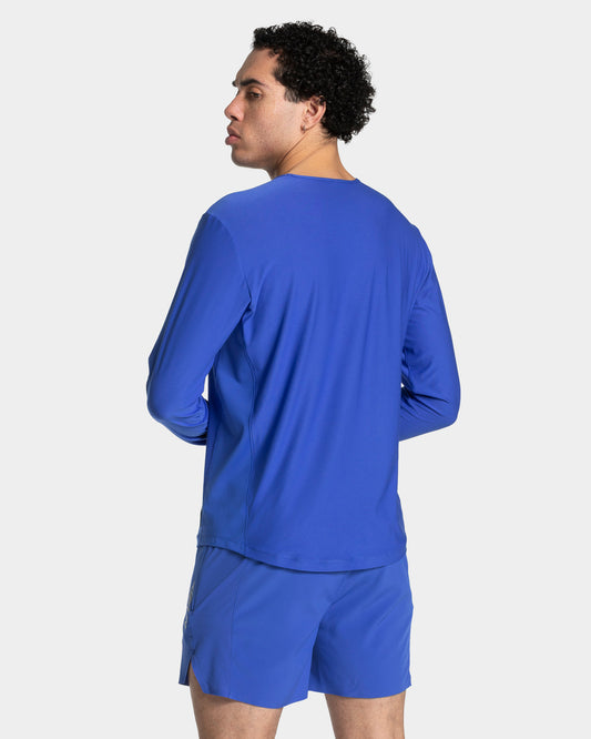RUN Longsleeve "Royalblau"