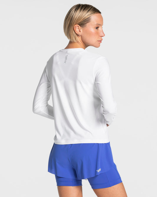 RUN Longsleeve "Weiß"