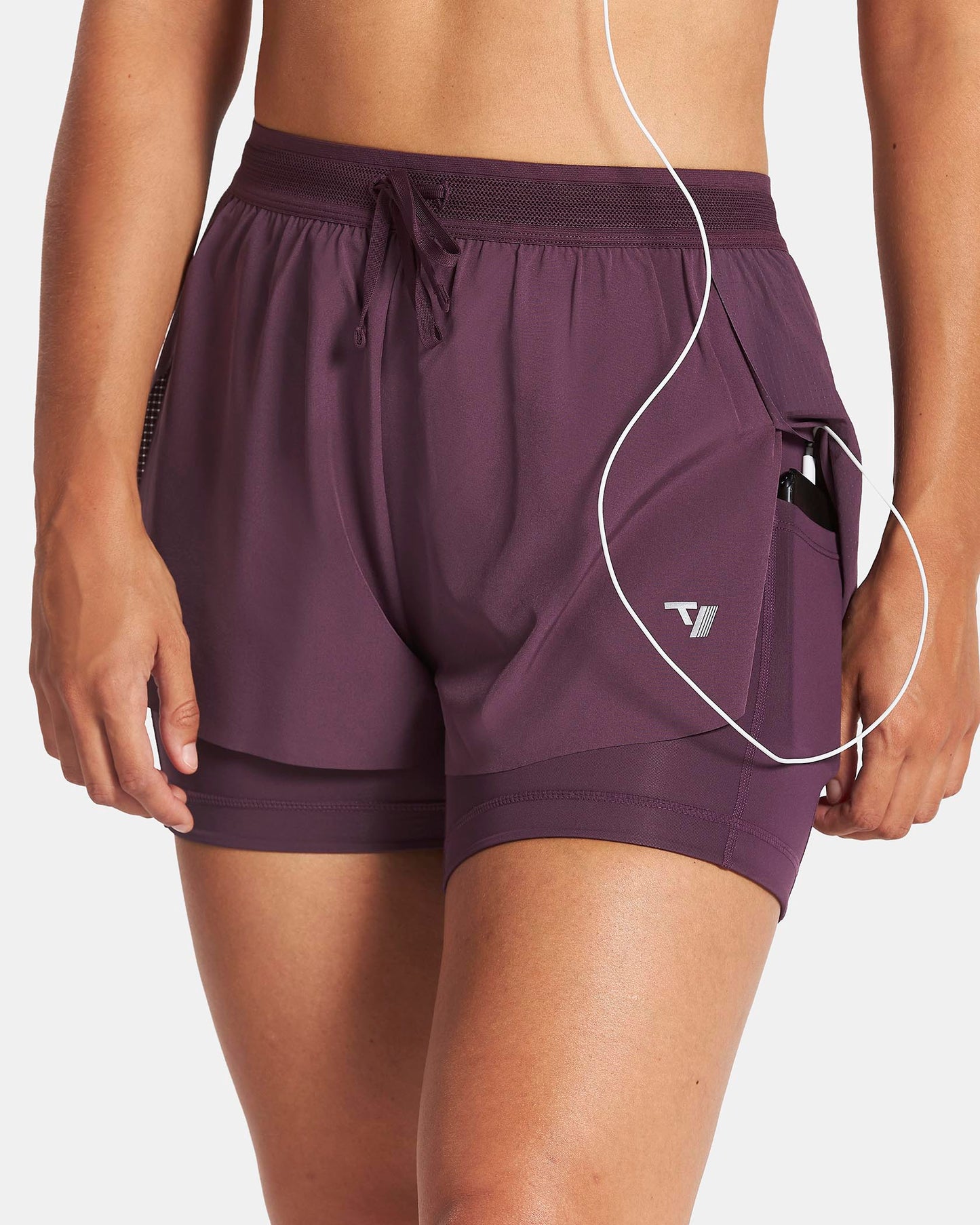 RUN 2in1 Shorts 5 Inch ‘Dusty Purple’